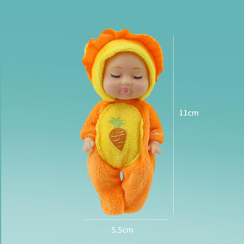 1 Piece 11Cm Dolls Accessories Toy Hobbies Simulation Sleeping Plush Girl Toys Creative Brithday Gift For Best Friend