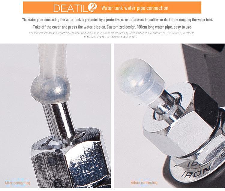 Red Heart RH126 Мощный электрический паровой утюг для одежды, штор и химчистки.