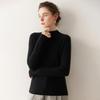 Elegant Cashmere Slimming Sweater: Versatile Half-High Neck Knitwear for Women, Perfect Base Layer for Autumn/Winter