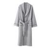 Extra Long Quilted Cotton Bathrobe for Couples - Warm, Medium-Thick, Steaming Robe for Men and Women, Perfect for Fall and Winter.