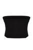Women's Fashion New Plus Big Size Blouse Black Strapless Knitted Blouse
