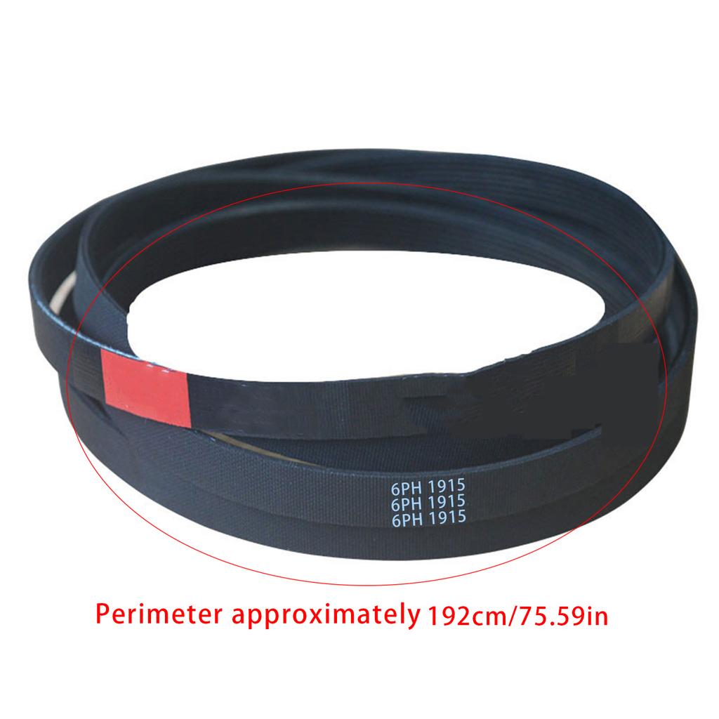 6PH1915 Tumble Dryer Belt Replacement Rubber Closed Loops Belt Sander Drive Belt 6PH1915 Washing Machine Rubber Drum Bel