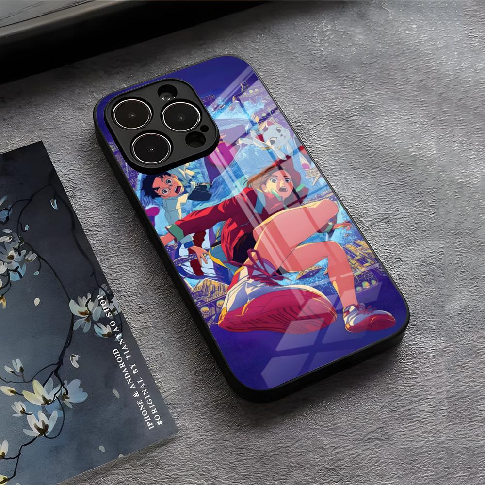Чехол для телефона D-Dan D-Da Daa Для IPhone 17 Air 16 E Pro Max 15 14 13 Mini 12 Pro 11 Max Plus Черная Стеклянная Крышка
