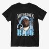 Винтажная футболка Notorious BIG, The Notorious B.I.G. Футболка фаната, Мемориал легенды рэпа