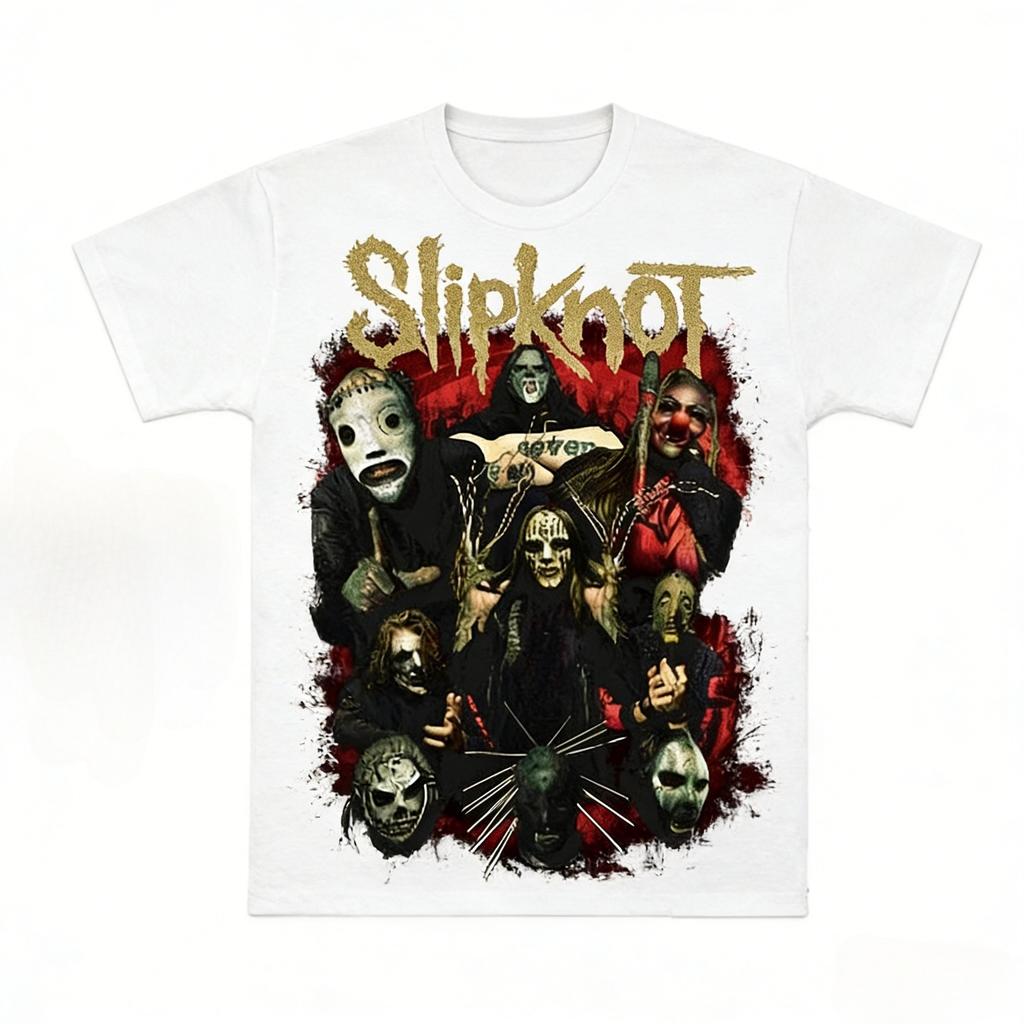 Метал-группа Slipknot Come Play Dying ретро 3D мужские и женские футболки уличная Харадзюку американская одежда для мужчин с коротким рукавом