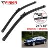 2 шт. щетки стеклоочистителя для Skoda Superb B6 2008-2015 24 "18" подходят для переднего лобового стекла, щетки для окон, резак, аксессуары 2010 2011 2012 2013 2014