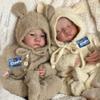 19-дюймовая кукла реборн Levi Twins, мягкая ткань, тело с открытыми или закрытыми глазами, кукла для новорожденного, 3D-окрашенная кожа, видимые вены, фигурка, кукла, игрушки для детей