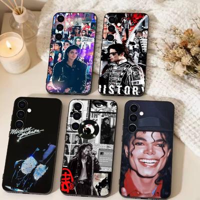 Чехол для телефона Moonwalk MJ Майкл Джексон Черный Силикон Мягкий Для Samsung Galaxy A73,A72,A71,A70,A53,A52,A51