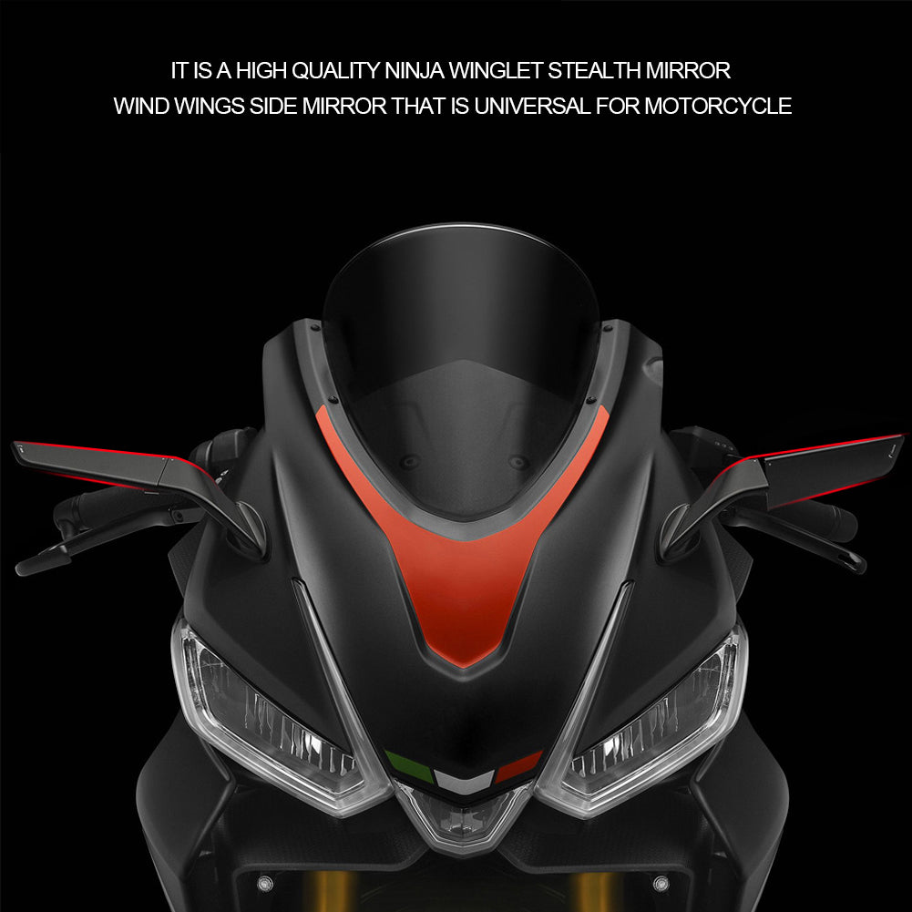 Для Kawasaki ZX10R ZX9R ZX7R ZX6R ZX636 ZX12R ZX14R мотоциклетное зеркало модифицированное ветровое крыло Регулируемое вращающееся зеркало заднего вида