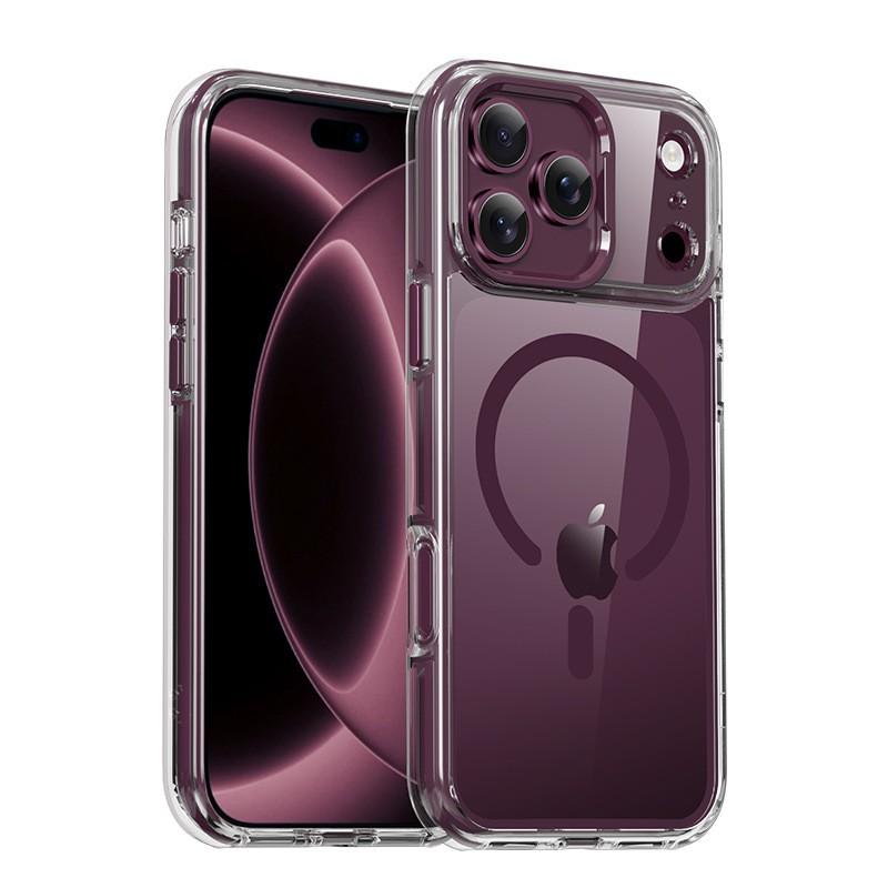 Transparent TPU Phone Case IPhone 18 Pro Max With Drop Protection Rotating Kickstand