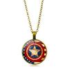 Spider-Man Superman Time Female Versatile Retro Jewelry Pendant Necklace