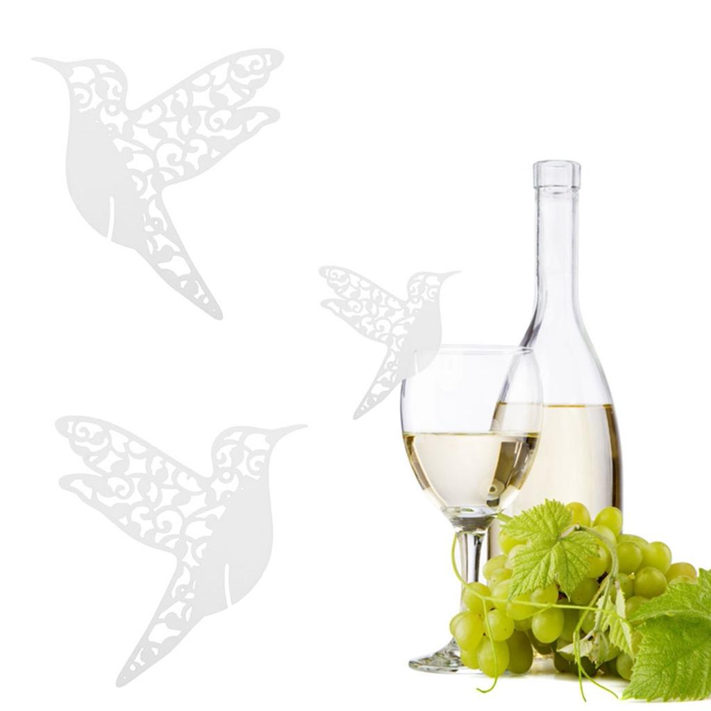 50 шт. Маленькие птичьи формы свадебные полые именные карточки для украшения стола с бокалами для вина