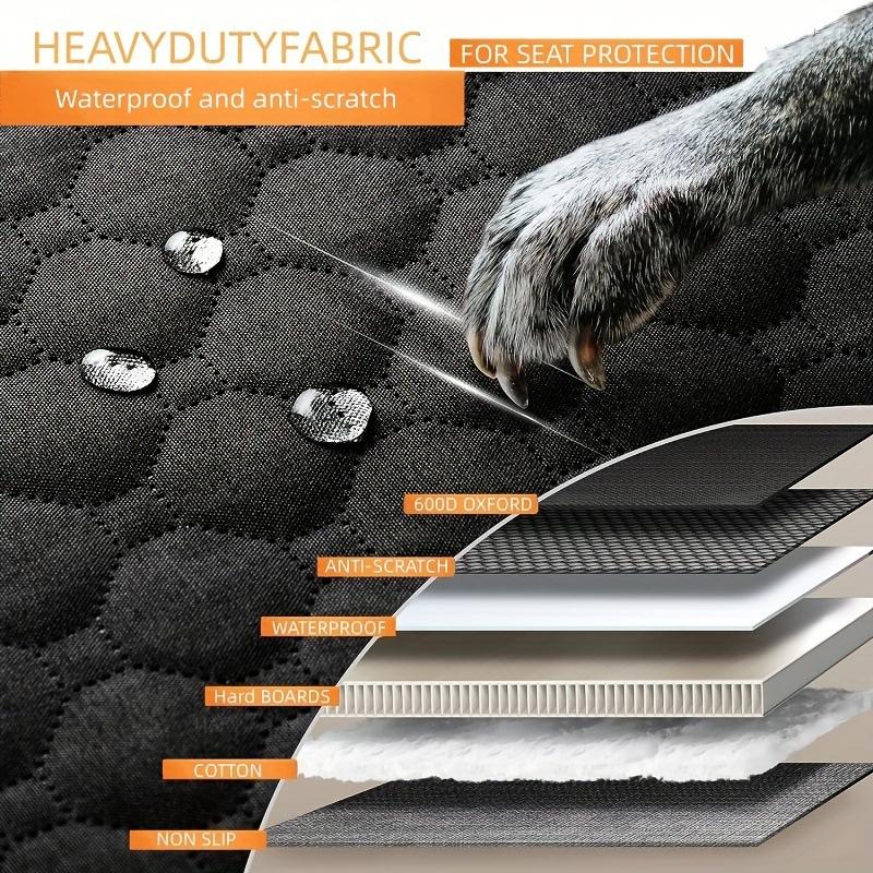 Чехол для сиденья автомобиля для собак, удлинитель заднего сиденья для больших домашних животных, защитный коврик для заднего сиденья автомобиля, водонепроницаемый гамак для переноски собак с жестким дном