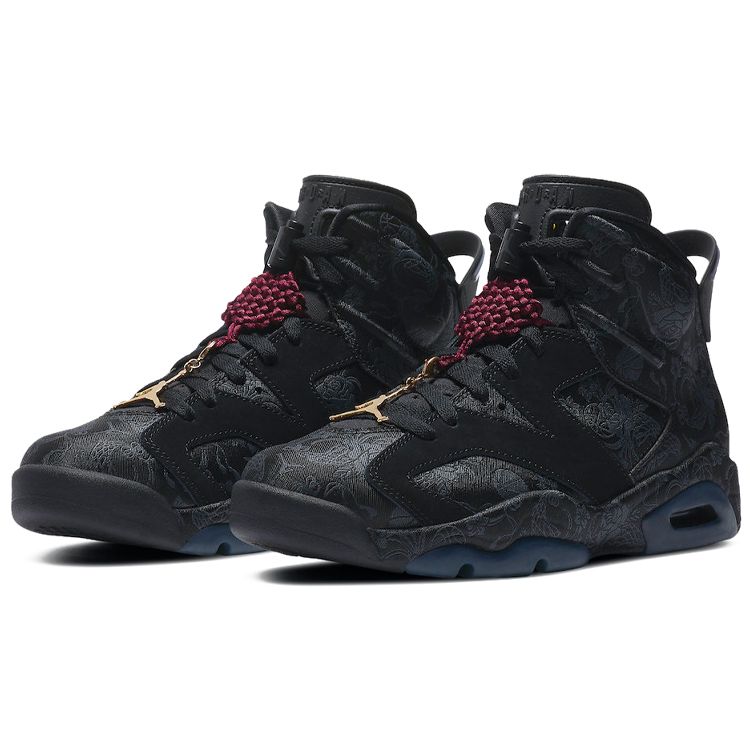 Женские кроссовки Air Jordan 6 Retro Singles Day черные DB9818-001