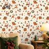 Easy to Stick Christmas Wall Mural Nutcracker Self-Adhesive Stickers, Thick PVC Wallpaper with Ballerina, Xmas Tree & Decorative Art Reindeer,