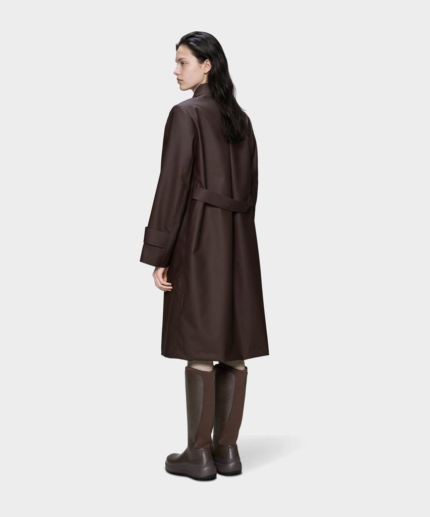 RAINS Nara Women'S Long Jacket - Bark