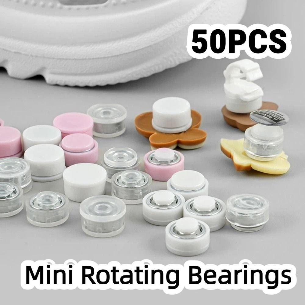 50Pcs 3 Size Ball Bearing Accessories Smooth Spin Windmill Shaft Bearings Dolls Clay Ornaments