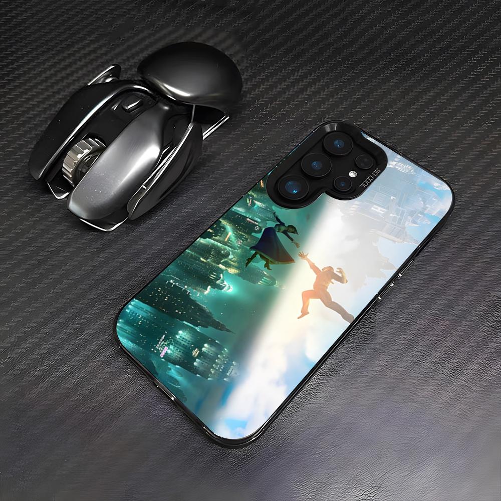 Игровой чехол B-BioShock для Samsung A25 A16 A33 5G A54 A36 A35 A56 A52 A14 Ударопрочный цветной чехол