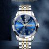 2024 New Men's Watches Quartz Non-Mechanical Waterproof Luminous Fashion High-end Watch Calendar Steel Strap Arabic Numerals Dial Watch