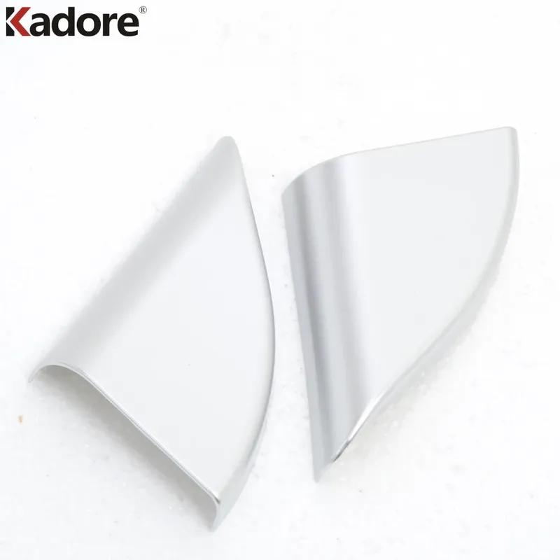For Hyundai Elantra Avante 2016 2017 2018 Matte Car Front Inner Door A Pillar Triangle Cover Trim Interior Mouldings Accessories