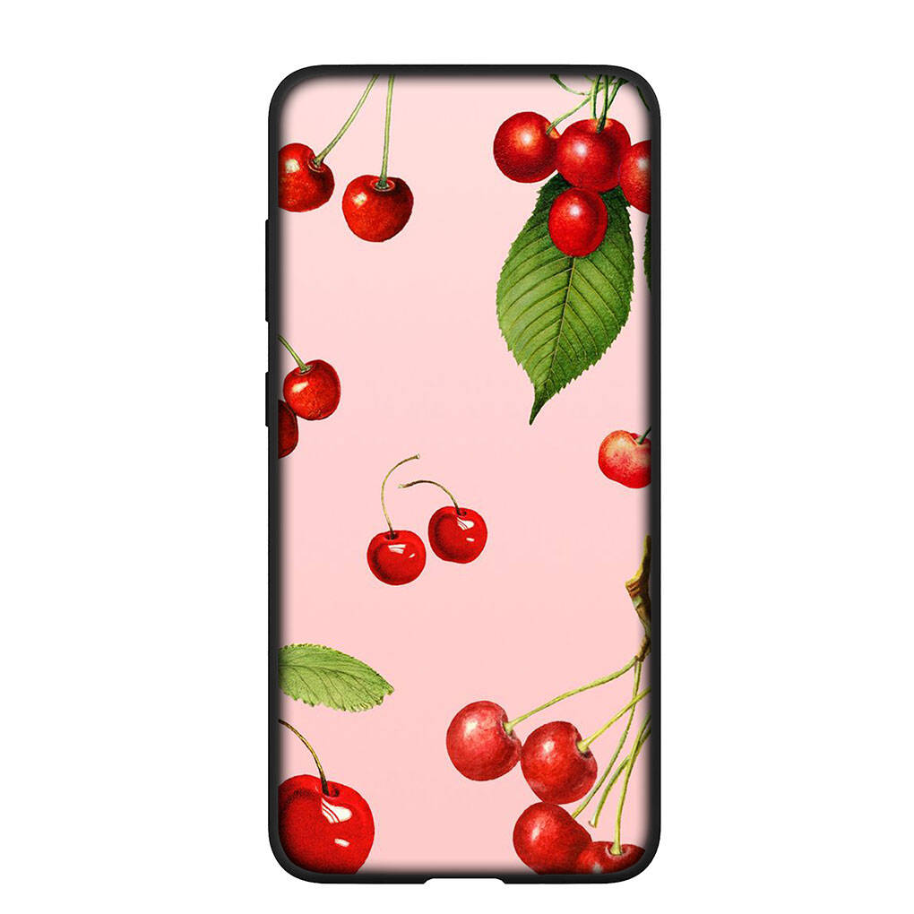 Чехол для телефона Samsung Galaxy S25 S23 S22 S24 Ultra FE A05 A06 A15 A16 A36 A37 A35 A54 A24 A52 A55 A56 A57 A25 A26 A53 A17 Летние фрукты Вишня Чехол