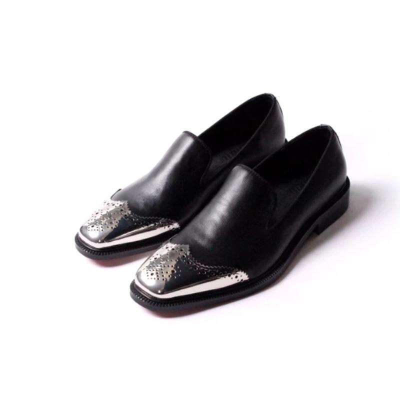 Loafers Dress Shoes Men Handcrafted Authentic Official Original Top Layer Cowhide Classic Casual Comfortable Shoe