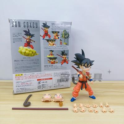 12СМ Аниме Dragon Ball Фигурки Действия Супер Сайян Милый Сон Гоку ПВХ Модель Игрушки Праздничный Подарок SHF Круглый Сенсорный Сжимаемый Прыгучий Прочный Эластичный