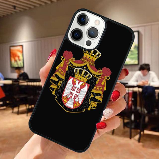 Flag of Serbia Serbian Phone Case For iPhone 17 Air 14 15 16 13 12 Max Cover For Apple 11 Pro Max Plus Coque
