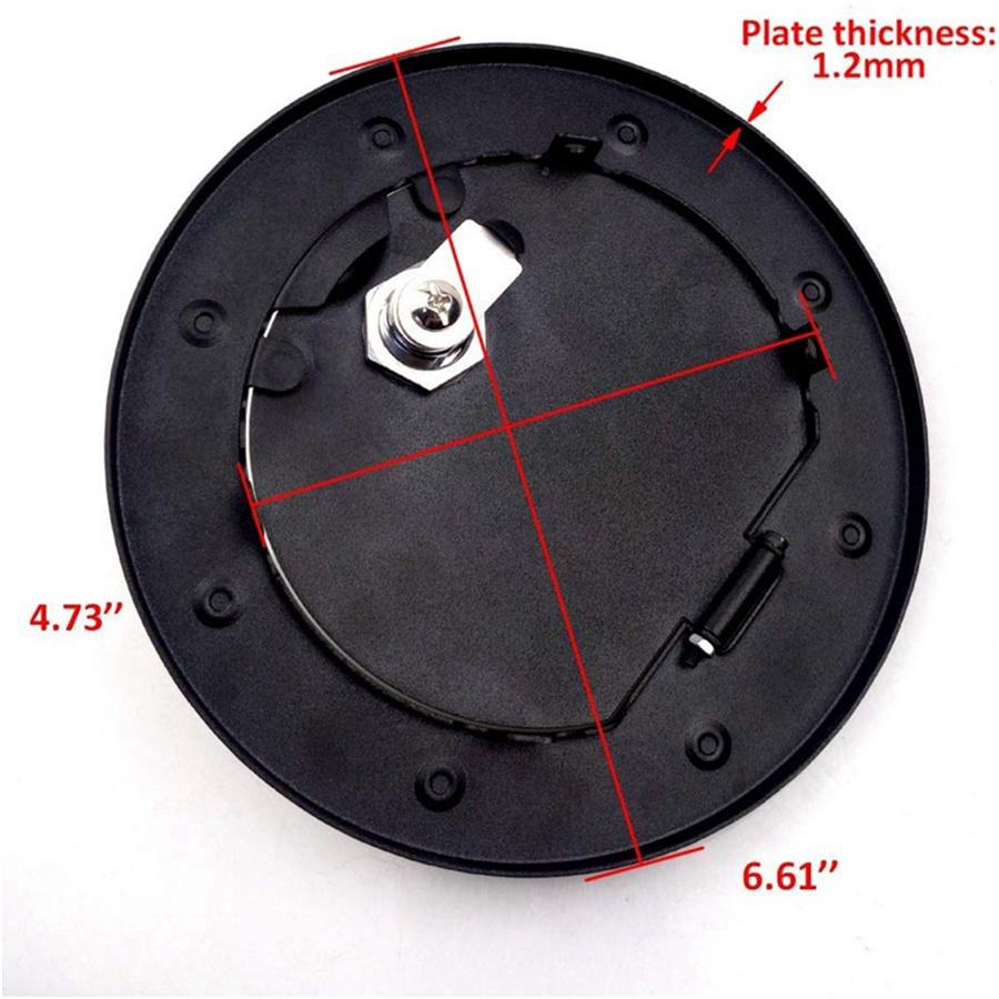 Крышка бензобака с замком, крышка лючка бензобака для 2007-18 Jeep Wrangler JK JKU A