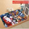 2026 Christmas Floor Mat Santa Claus Living Room Bedroom Carpet Outdoor Courtyard Christmas Decorations Happy New Year