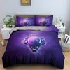 3D Skeleton Bedding Set Skull Duvet Cover 2/3Pcs Quilt Cover With Pillowcase Queen King Size Soft Fabric Bedclothes