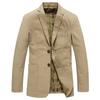 Spring and Autumn Men's Suit Collar Jacket Cotton Business Casual Jacket Men's Thin Coat Suit
