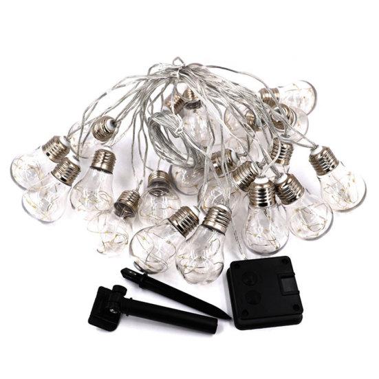 50/100 светодиодов Солнечный Пузырьковый шар Сказочный Питание G45 Гирлянда Лампа Садовый Декор