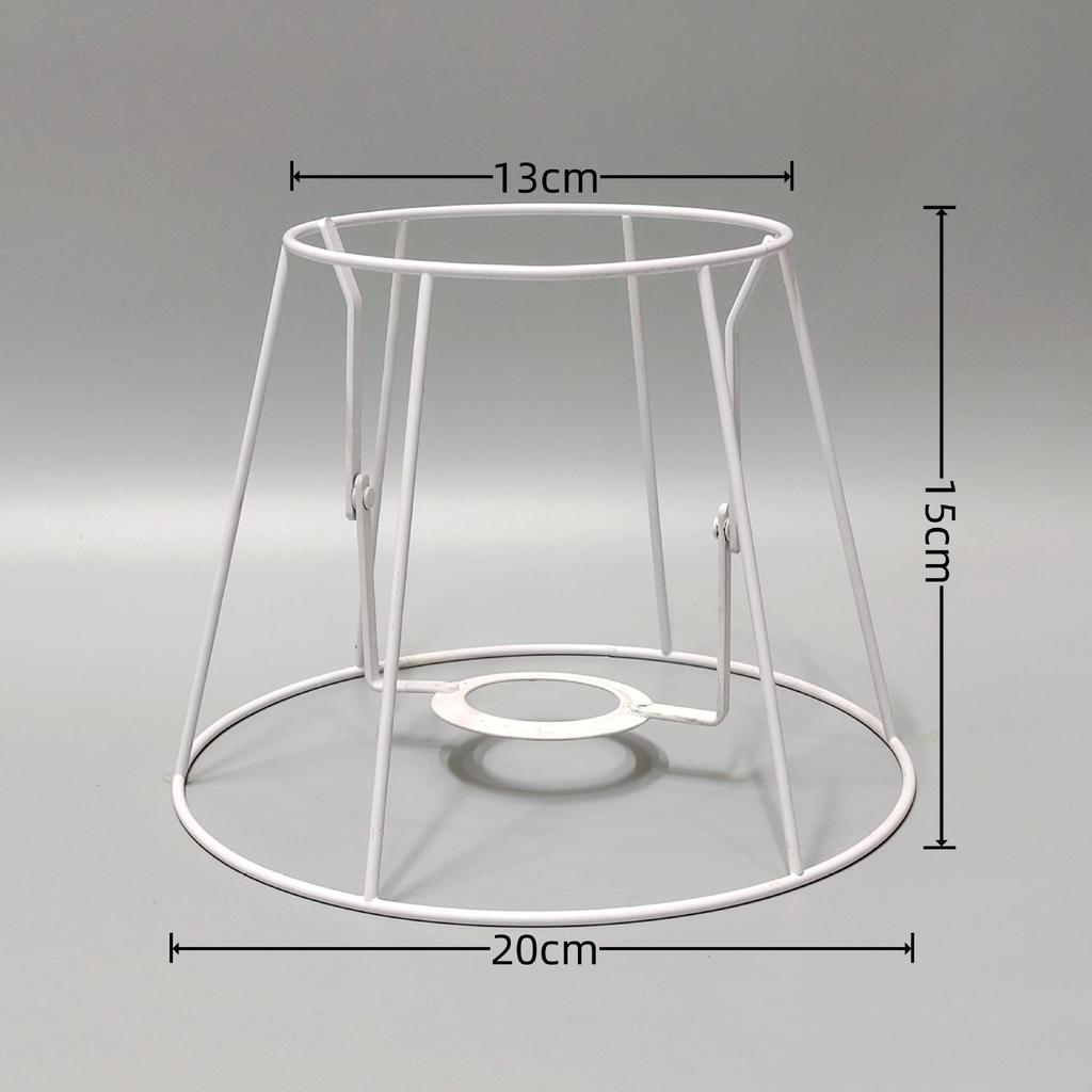 Рамка абажура из плетеной веревки своими руками: Круглая и квадратная железная фурнитура для настольных ламп