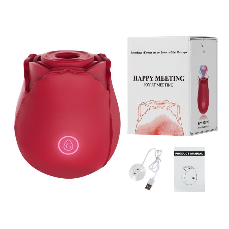 Rose Multi-Frequency Vibration Breast Enhancement and Teasing Device