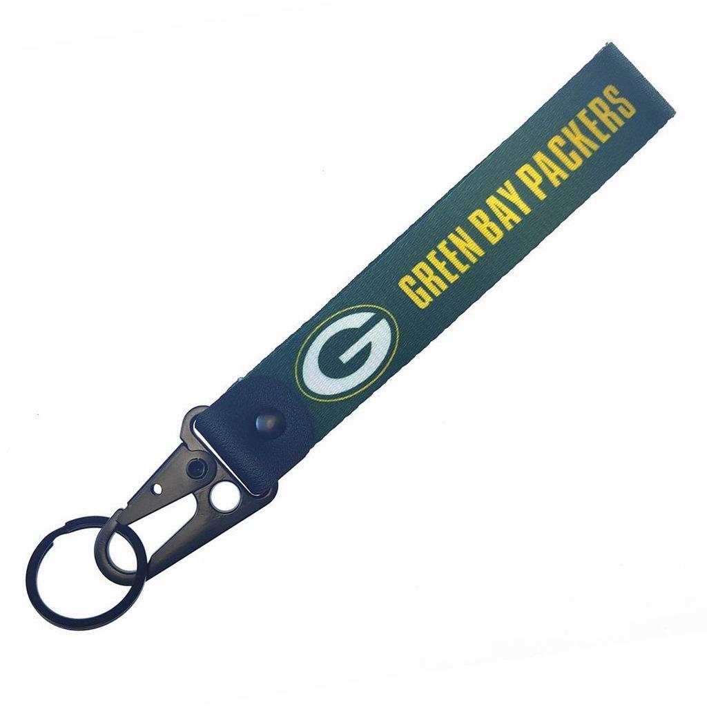 Exclusive NFL Football Short Phone & Key Wrist Strap Lanyard