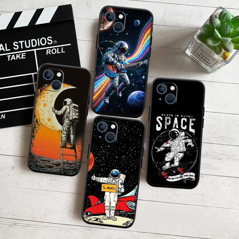 Astronaut Space Moon Phone Case for Huawei Mate 20 P Smart+ P20 P30 Lite Pro Y5p Y6p Y6s Y7a Y8p Y8S Y9 Prime Y9S