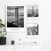 Черно-белая абстрактная настенная живопись на холсте, Париж, Лондон, Нью-Йорк, постеры, принты, скандинавский мир, городской пейзаж, картина, декор