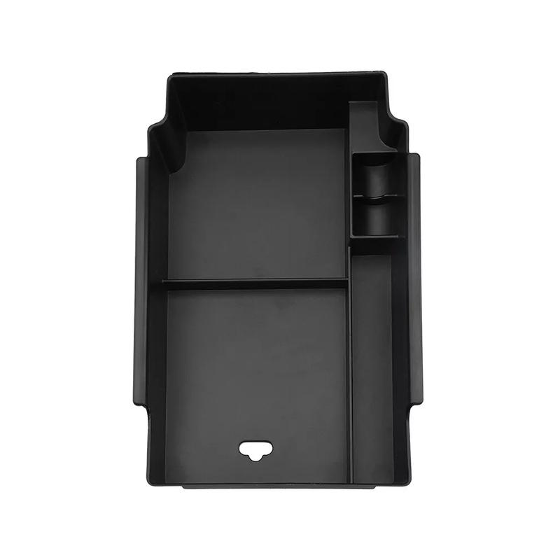 Car Black ABS Center Armrest Storage Box Organizer Tray Fit For Subaru Crosstrek -2024