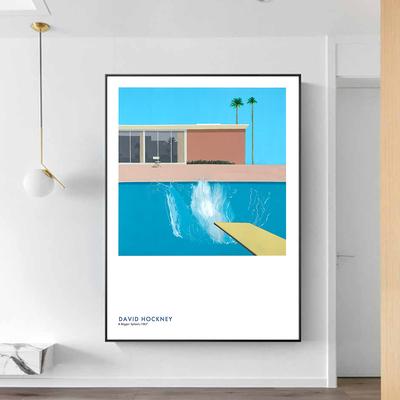 Художественная печать Дэвида Хокни, выставка, винтажный постер на холсте, абстрактная живопись, настенные картины для гостиной, настенное искусство, декор без рамки