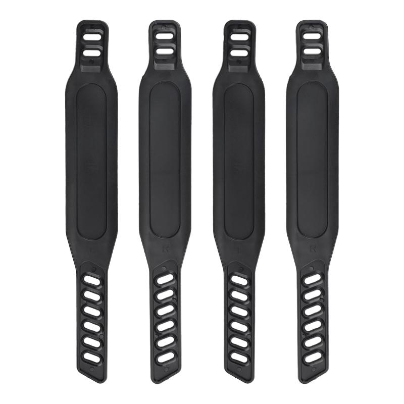 4 шт. ремни для велотренажера, регулируемая длина, ремни для педалей велосипеда, универсальные для более стационарного велоспорта, фиксирующие ленты для фитнеса