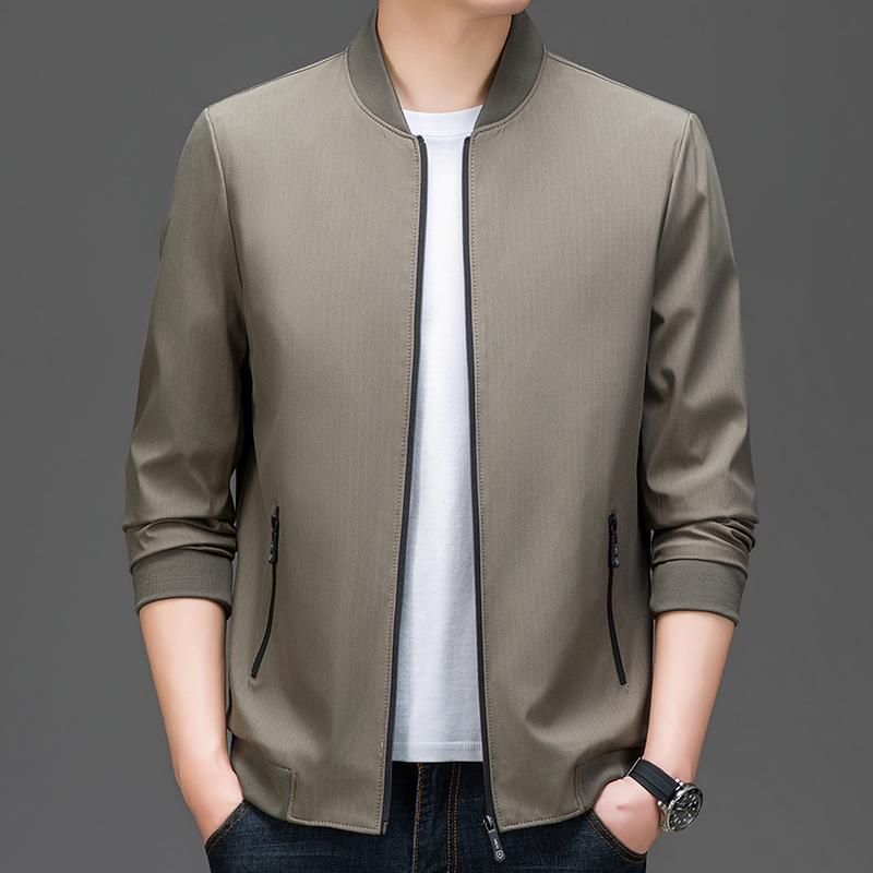 Woodpecker Men's 2025 Spring/Autumn Casual Executive Baseball Jacket