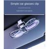 Car Vehicle Glasses Clip Car Supplies Sunglasses Holder Sunglasses Clip Creative Automotive Sun Louver Clips for Storage