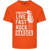 Live Fast Rock Harder Guitar Roll Music Unisexs Light Cotton TShirt
