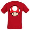 T-shirt Super Mario - SUPERMARIO - Champignon - Rouge - Manches Courtes - Homme