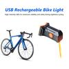 Задний фонарь велосипеда для подседельного штыря Перезаряжаемый USB-сигнал предупреждения о безопасности Светодиодный задний фонарь с несколькими режимами освещения Водонепроницаемая сигнальная лампа указателя поворота