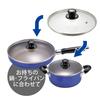 Wahei Freiz Glass Lid Frying Pan Pot Precious 20cm Fully Physically Reinforced with Steam Vent PR-8571