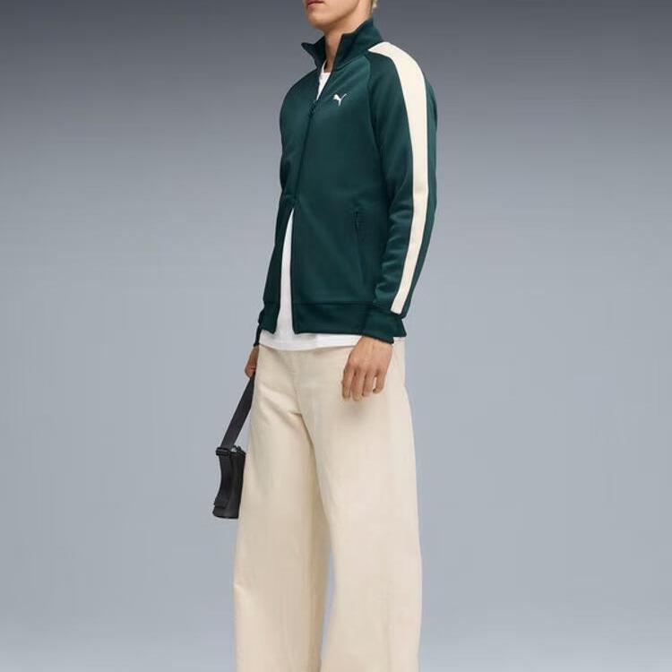 Puma T7 Всегда на треке Спортивная куртка на молнии с длинным рукавом Мужские куртки 631858-75