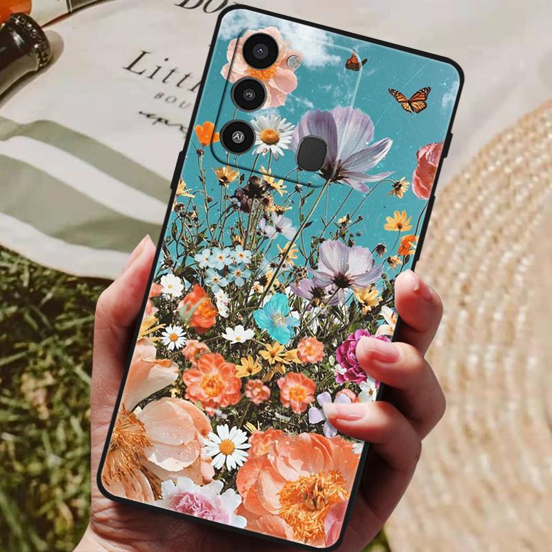 Мягкий чехол для Tecno Spark Go 2022 Чехол SparkGO Защитный силиконовый ТПУ Фунда для Tecno Spark 8C Чехол Spark8C 8 C KG5k KG5j Capa