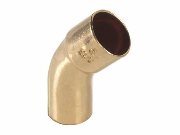 Miedziane Kolano Nyplowe 45St. 28Mm Besco